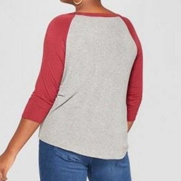 Fifth Sun All the Jingle Ladies T-Shirt Gray Red XL - Picture 2 of 8